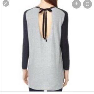 T Babaton silk and cashmere grey Bailey top